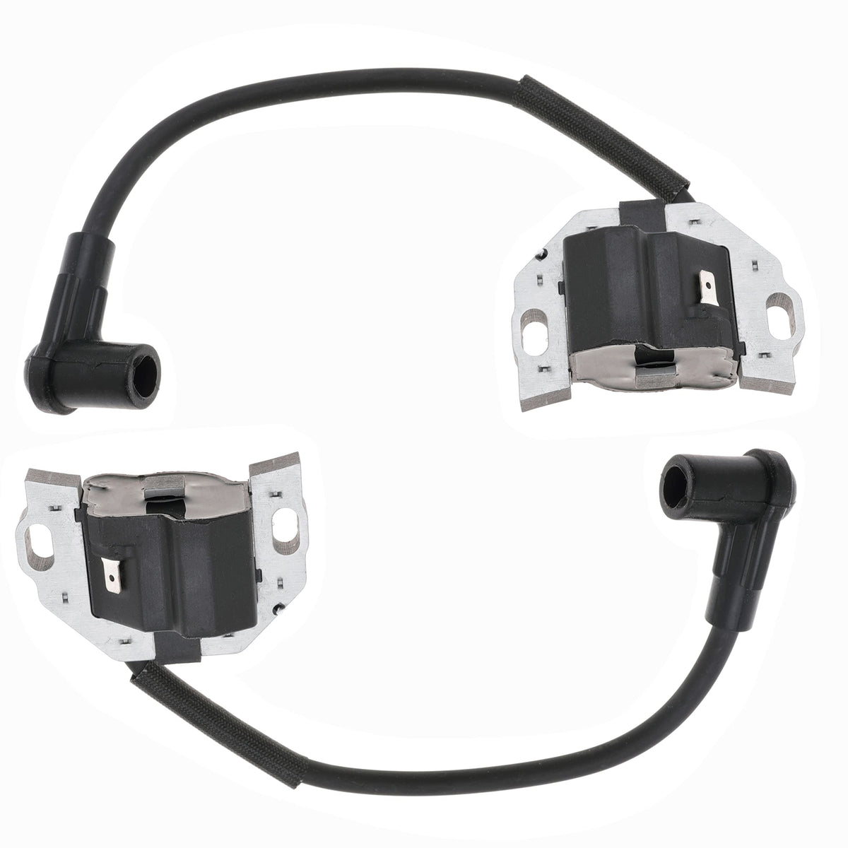 Hiyeve ignition coil front view showing connectors and mounting points for quick recognition