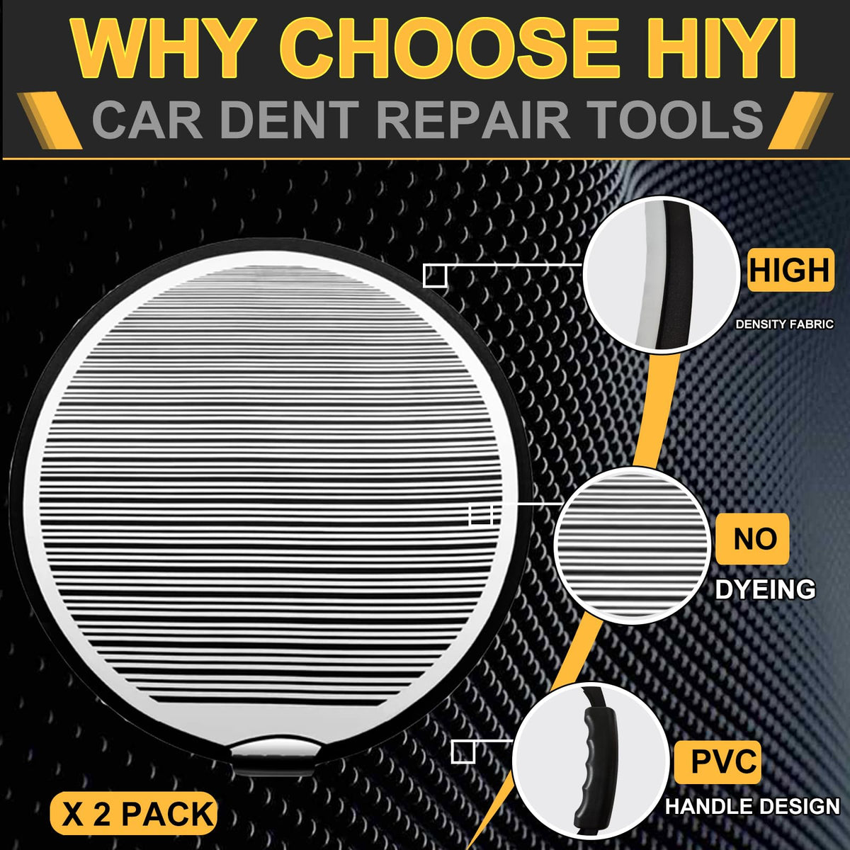HiYi dent reflector folded and portable for easy transport and storage