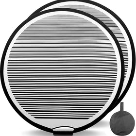 HiYi dent reflector front view showing full striped surface for accurate detection