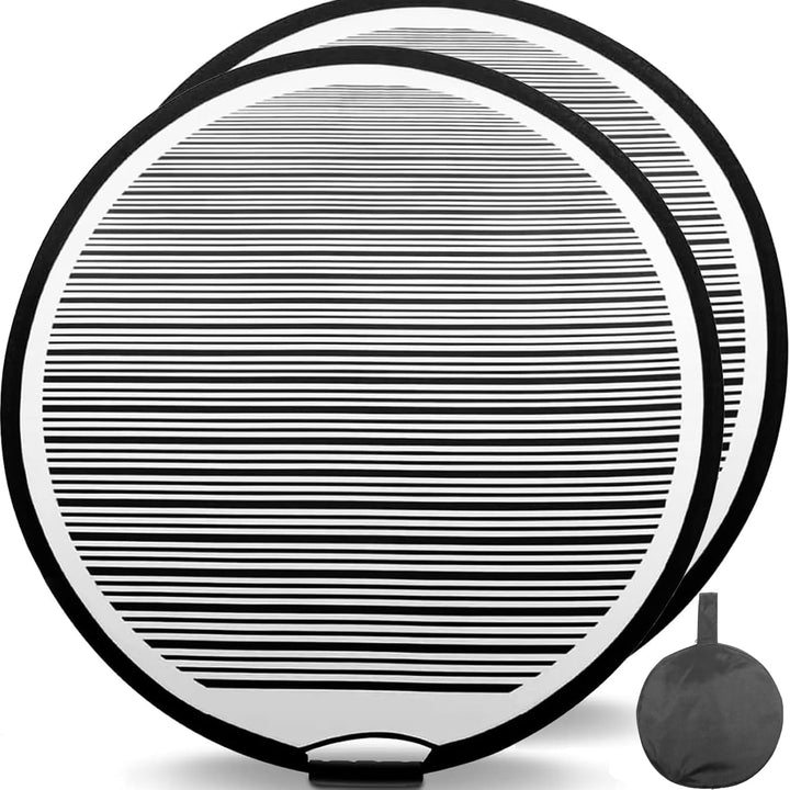 HiYi dent reflector front view showing full striped surface for accurate detection