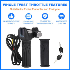 Hizoncore anti-slip rubber grip texture for comfortable all-weather riding