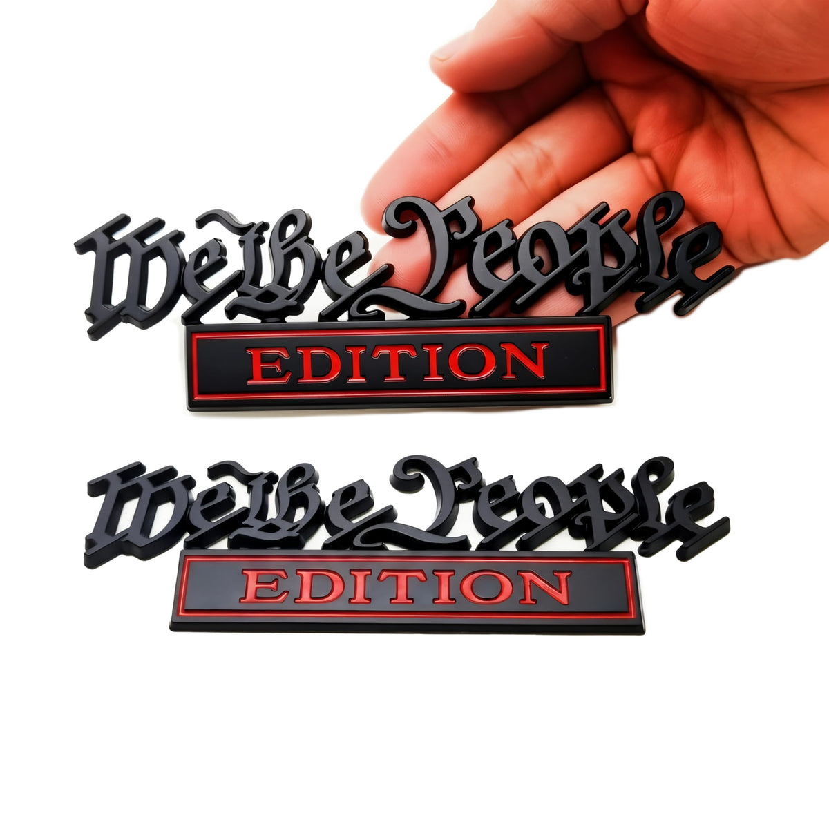 HJKK We The People front view showing bold patriotic design and premium finish