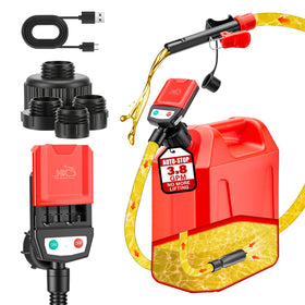 HK pump front view showing nozzle and controls for safer refueling