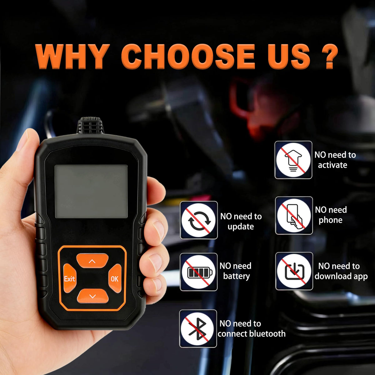 Hkxydems kit contents laid out including two remotes OBD tool and keyrings convenience