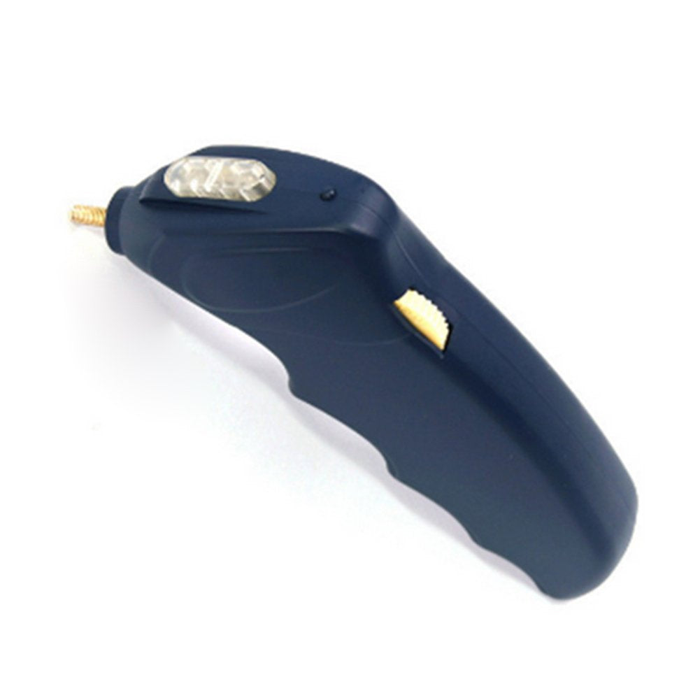 Hkysnoa beside a ruler to show compact size for easy tool storage