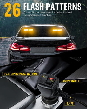 HLauto installed on front windshield showing practical in-vehicle placement