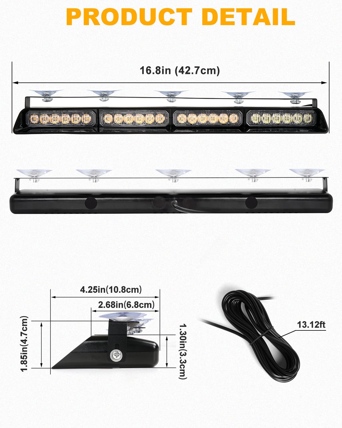HLauto next to ruler for scale showing compact, space-saving benefit
