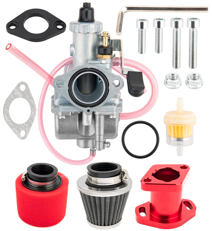 HLHgirl VM22 carburetor front view showing clean build and airflow benefit