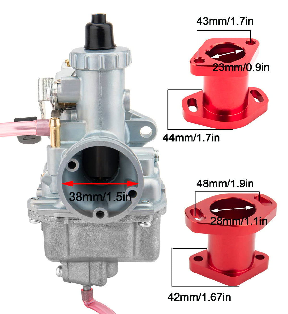 HLHgirl VM22 side throttle detail with linkage for responsive control
