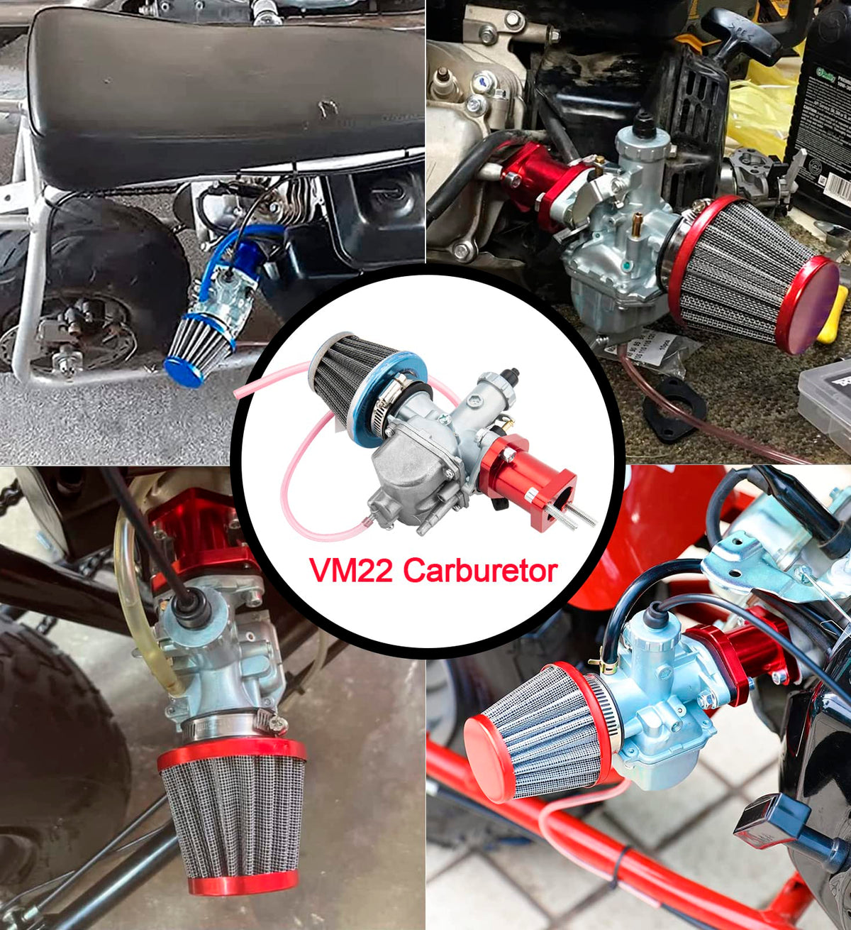 HLHgirl VM22 fuel filter and accessories organized for straightforward installation