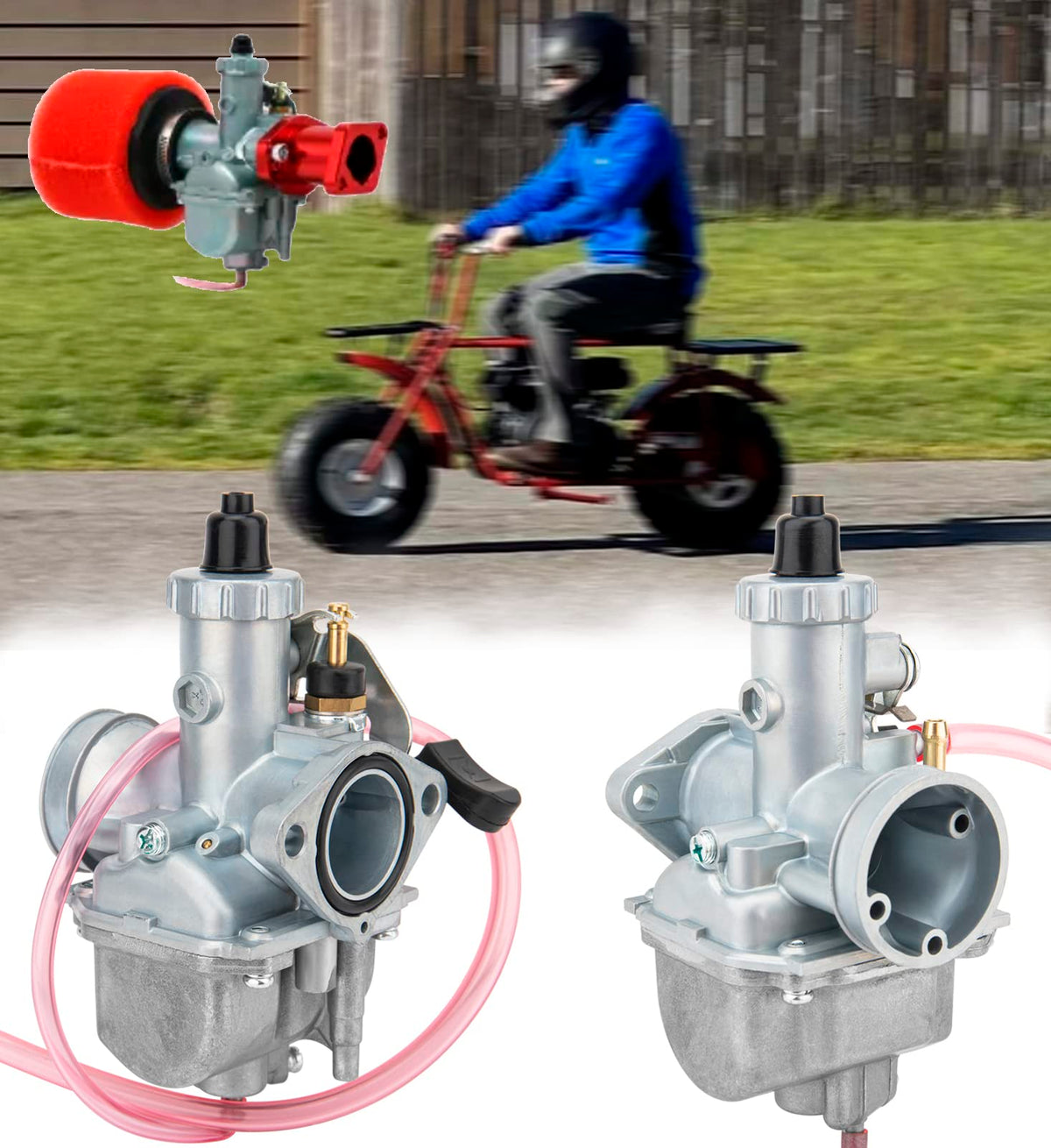HLHgirl VM22 size comparison with hand to show compact, serviceable design