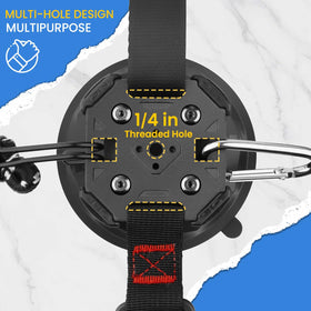 HLOGREE rotating panel mechanism close view illustrating twist-to-seal action