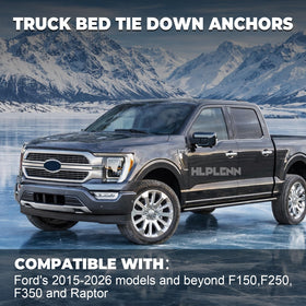 Hlplenn anchor installed in truck bed showing OEM fit and stability benefit