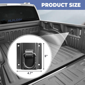 Hlplenn threaded mounting screws and holes showing easier installation benefit