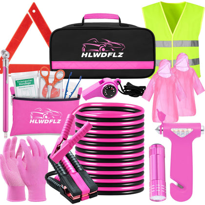 HLWDFLZ front of kit showing compact pink case and handle for easy access