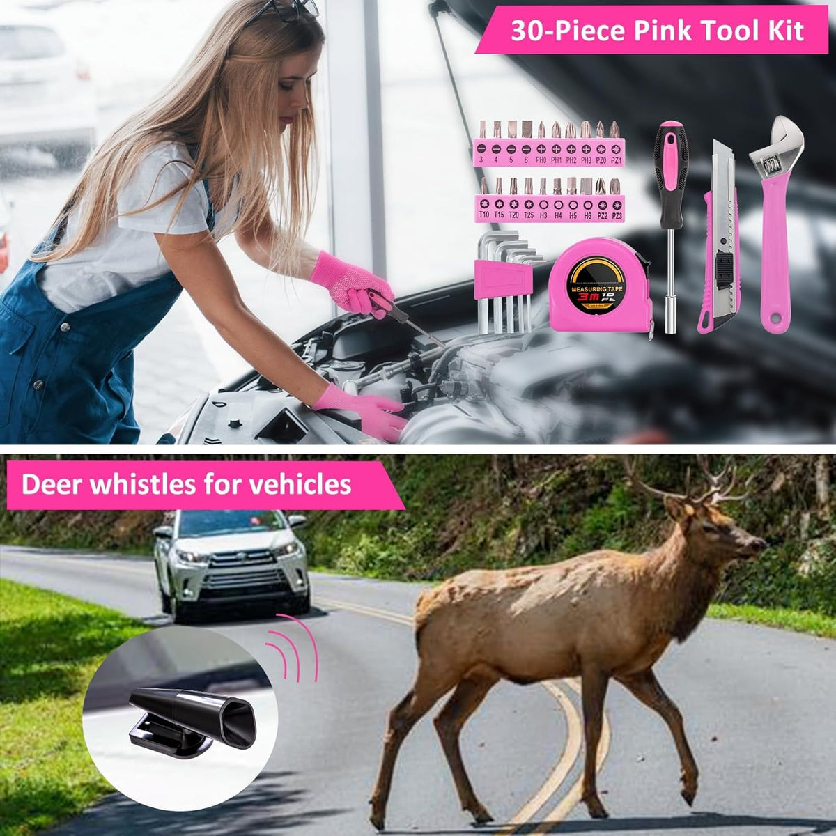 HLWDFLZ inflating a car tire in use demonstrating roadside inflation benefit