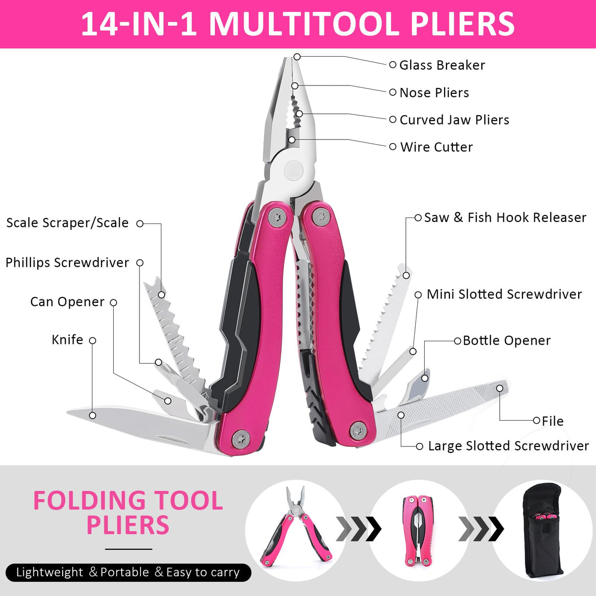 HLWDFLZ tow rope with hooks showing secure towing assistance benefit