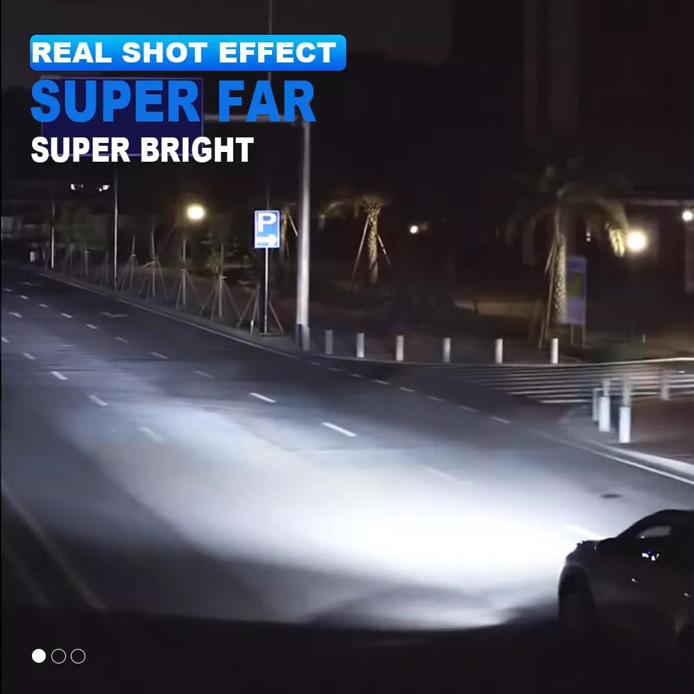 HMCYCI beam pattern on night trail showing clear road contrast