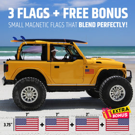 HMmagnets reverse flag on passenger side for correct forward look