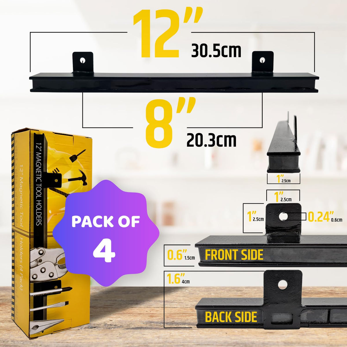 HMmagnets included screws and anchors for secure, easy installation