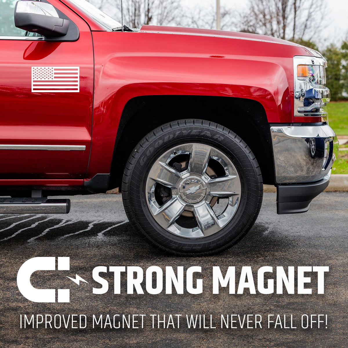 HMmagnets thick magnetic backing visible showing strong hold benefit