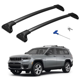 HmmtyRack front view installed on Grand Cherokee showing secure load capacity