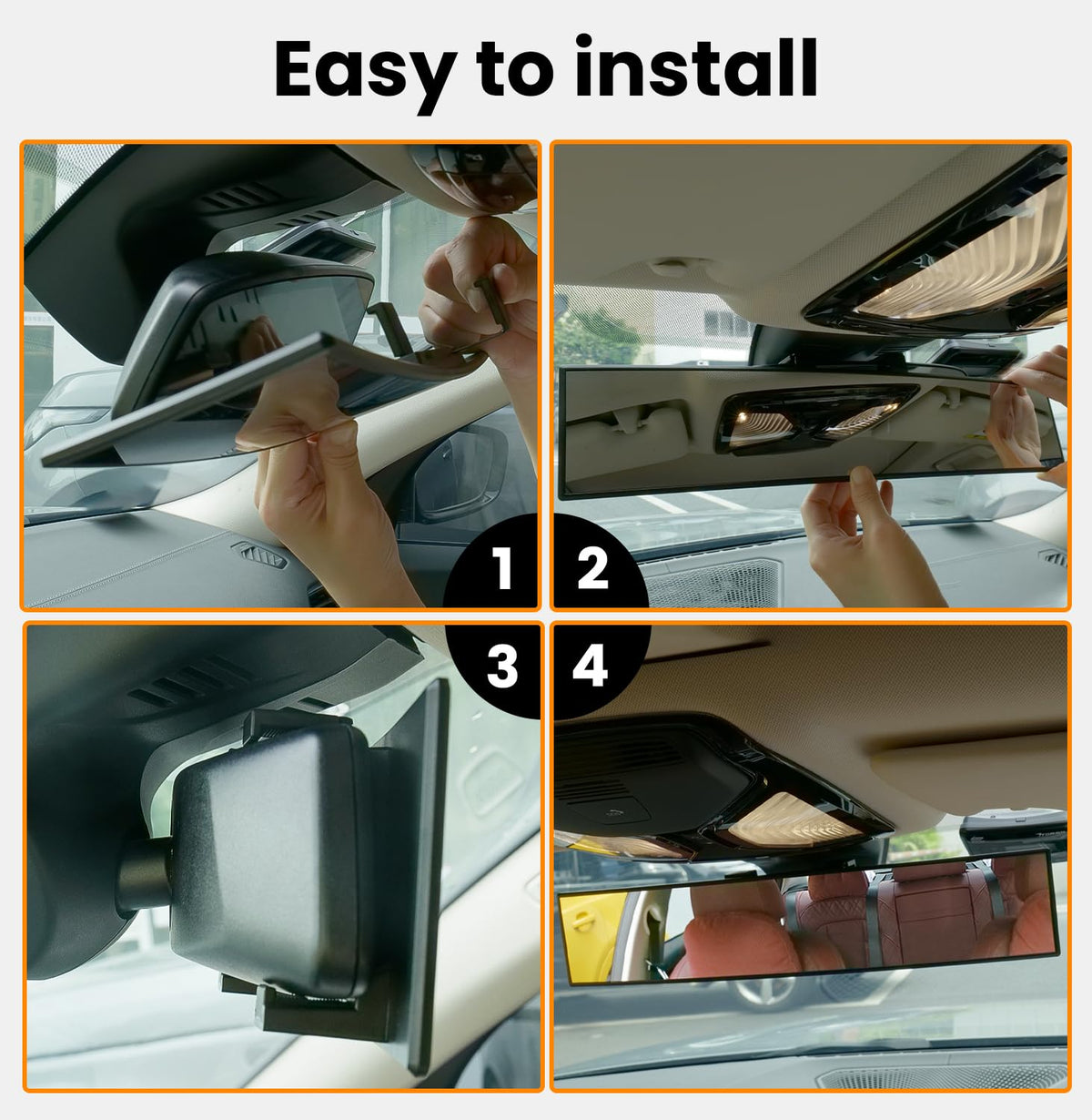 HmmtyRack lifestyle shot driving scenario showing improved visibility on the road