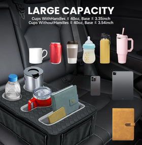 HmmtyRack top view displaying drink slots that secure varying cup sizes