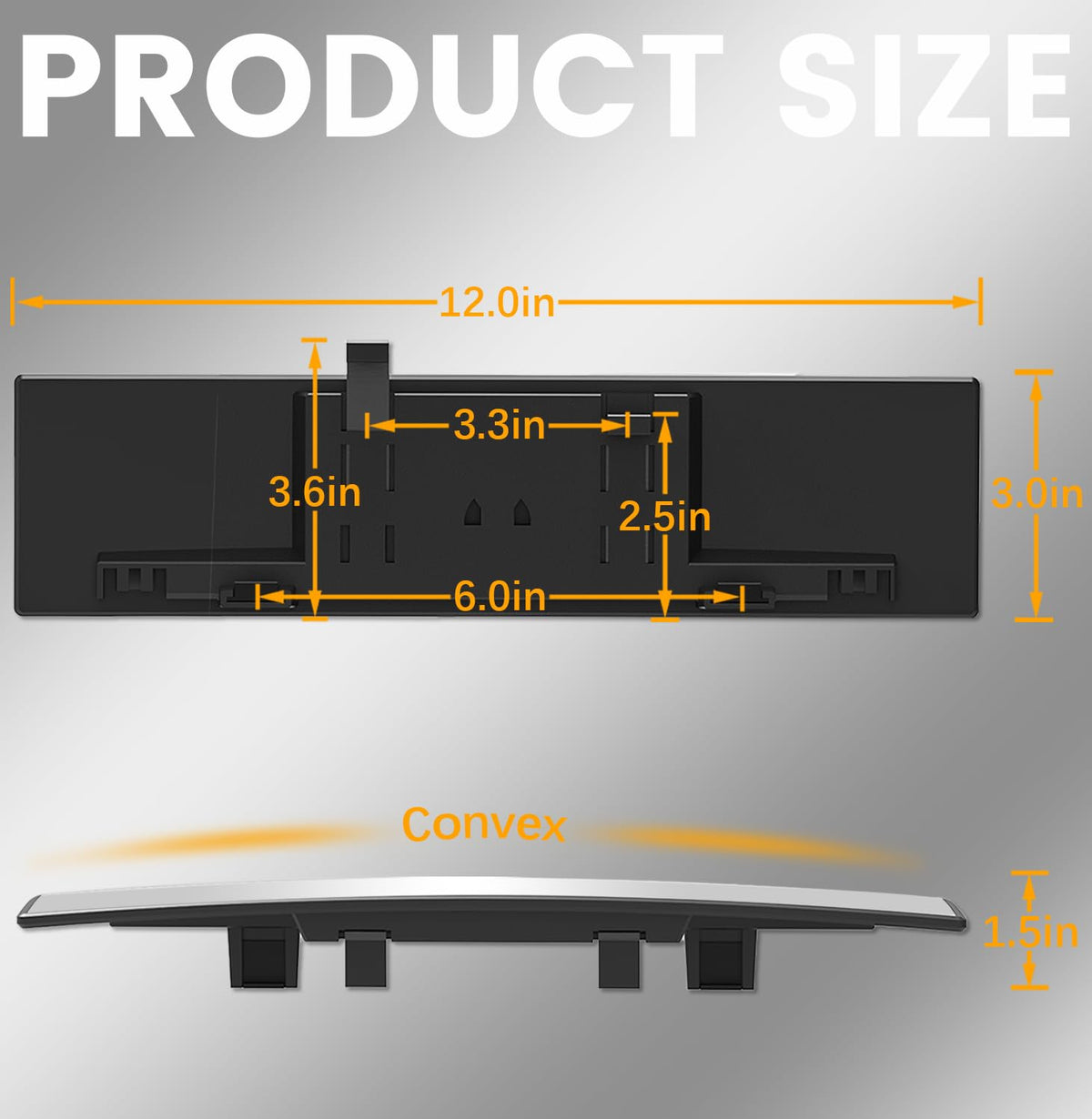 HmmtyRack before and after rearview comparison revealing eliminated blind spots