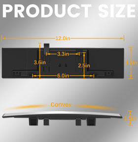 HmmtyRack before and after rearview comparison revealing eliminated blind spots