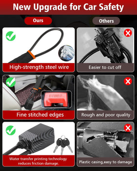 HMYMYHM locking the seatbelt buckle to prevent grab-and-run theft
