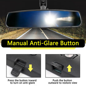 HNeekyr close-up of mirror glass reflecting road and reducing distortion