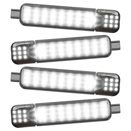 HNeekyr front door panel packaging showing four lights and benefits of easy swap
