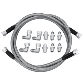 HNeekyr front packaging showing complete 6AN 52" hose kit and components for easy identification and purchase