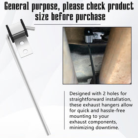 HNeekyr hanger rod installed under vehicle showing reduced movement