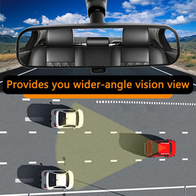 HNeekyr installed in Nissan Rogue interior showing restored rear view benefit