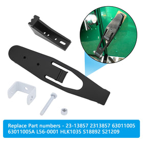 Detail of HNeekyr internal steel bracket inside strap showing structural strength benefit