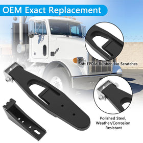 Truck maintenance scene with HNeekyr straps being replaced for quick shop-free repair