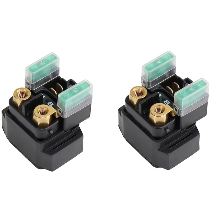HNeekyr starter solenoid front view showing mounting and terminals for easy fit