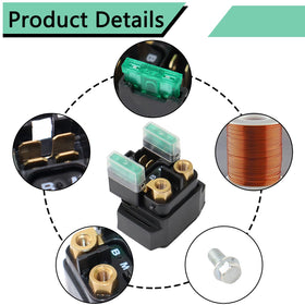 HNeekyr starter solenoid copper contacts closeup for reliable conductivity