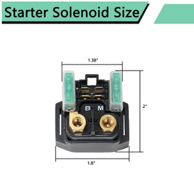 HNeekyr starter solenoid side detail highlighting durable plastic housing benefit