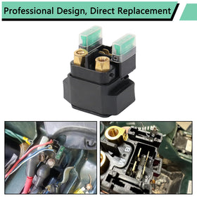 HNeekyr starter solenoid held in hand illustrating compact size and easy install