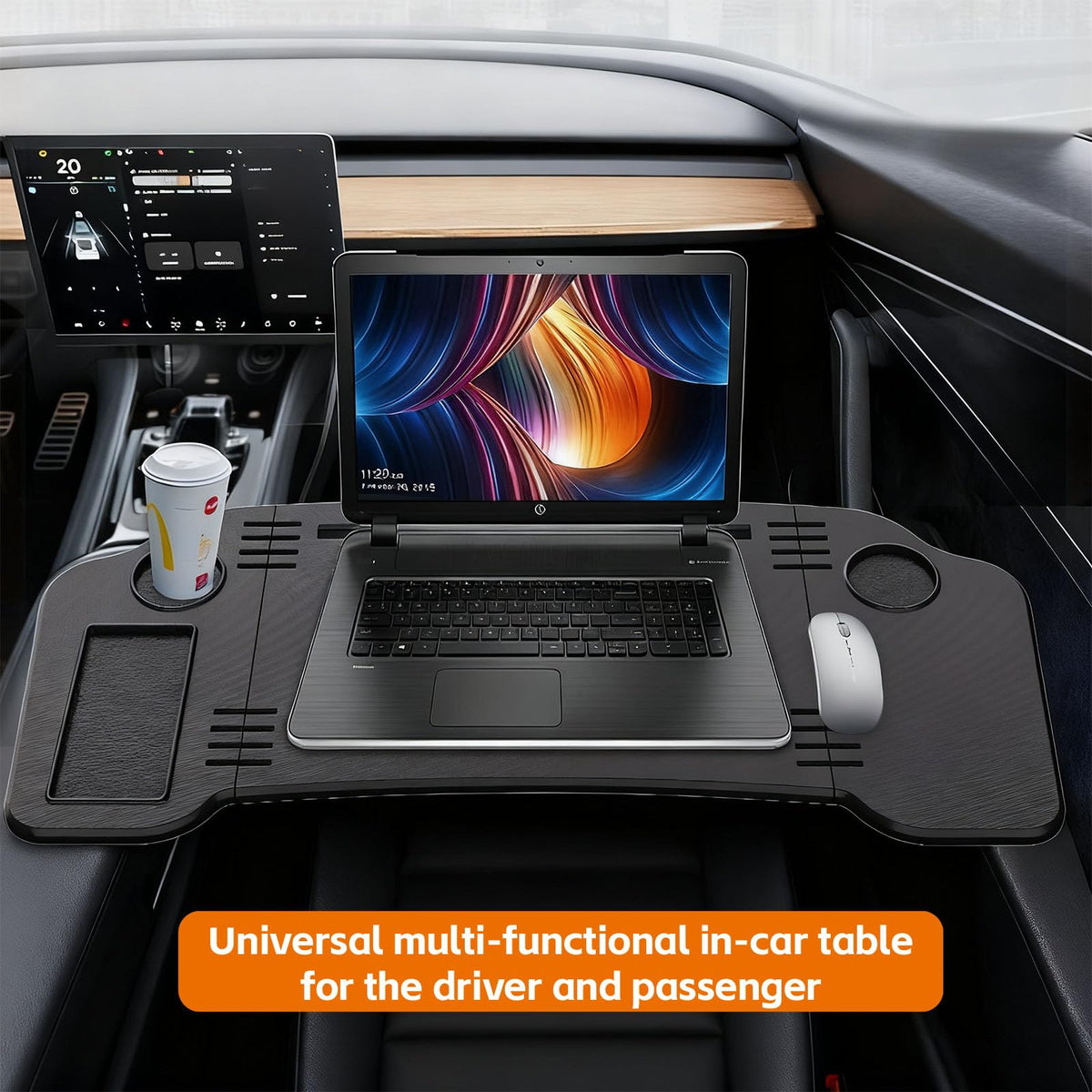 HOACHAN anti-slip surface detail providing steady laptop placement