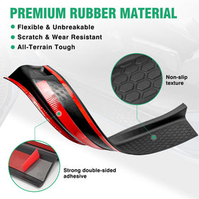 HOCHO 360° rubber edge detail preventing sill wear