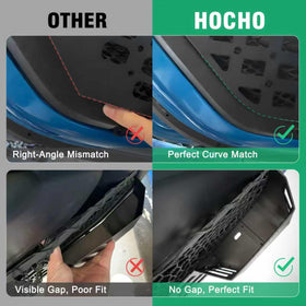HOCHO MOLLE panel close detail showing secure tool attachment benefit
