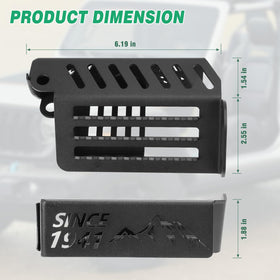 HOCHO peg beside a hand for scale showing compact size and rugged build