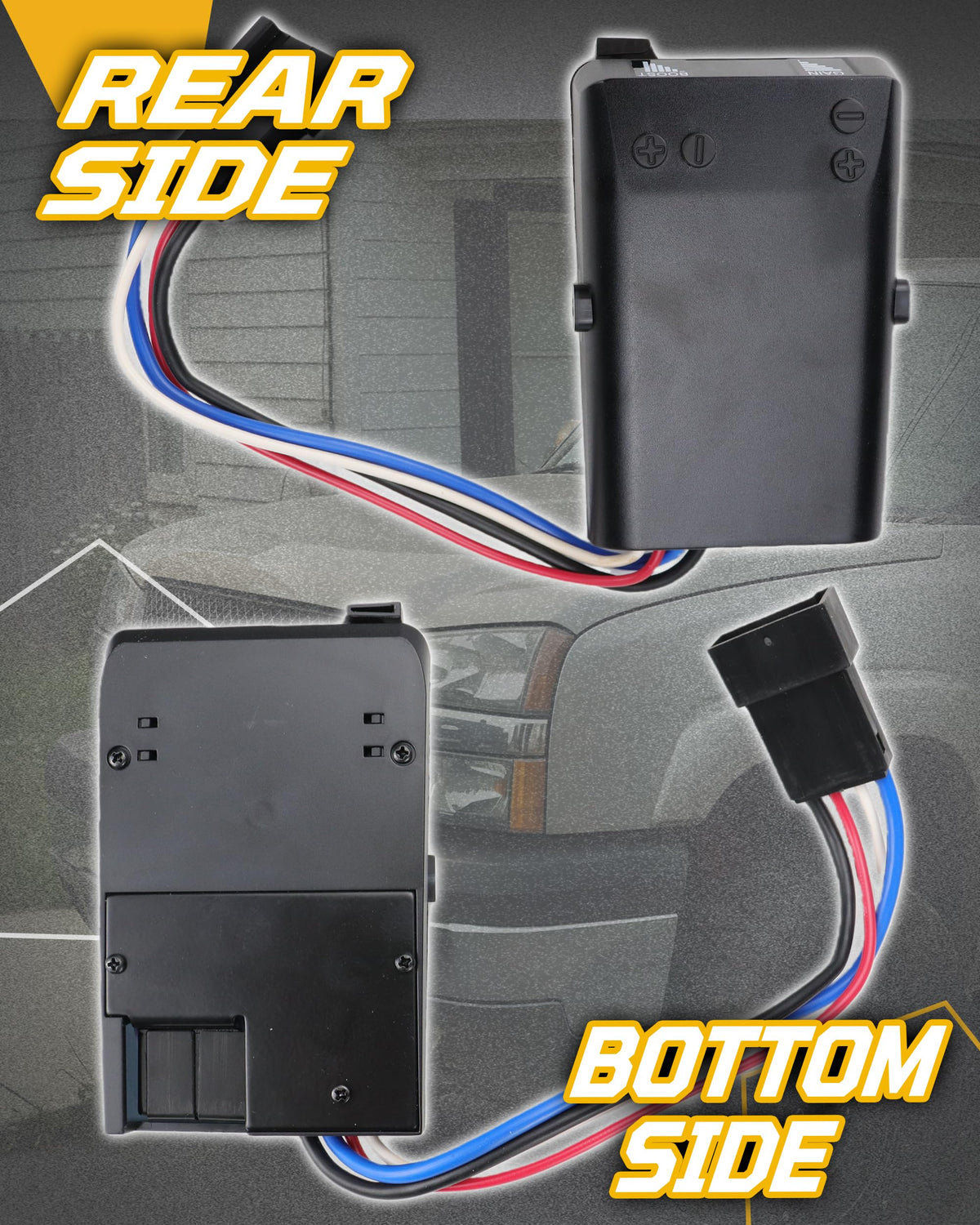 HocvrlX wiring harness view demonstrating straightforward vehicle integration benefit