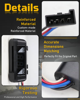 HocvrlX installed in dash of truck illustrating tidy fit and convenient access for adjustments