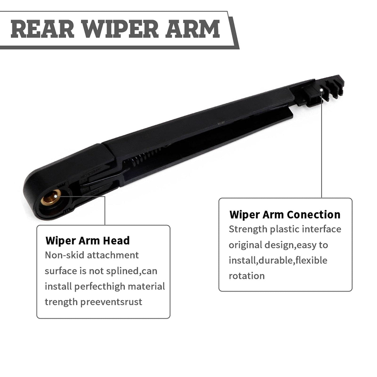 HODEE rear wiper installed on Chevrolet Equinox improving visibility