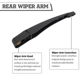 HODEE rear wiper installed on vehicle rear glass demonstrating improved visibility